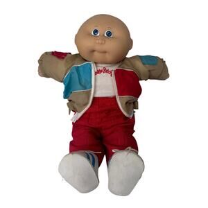 vintage Cabbage Patch Kid 1978 1982 baby boy bald track suit